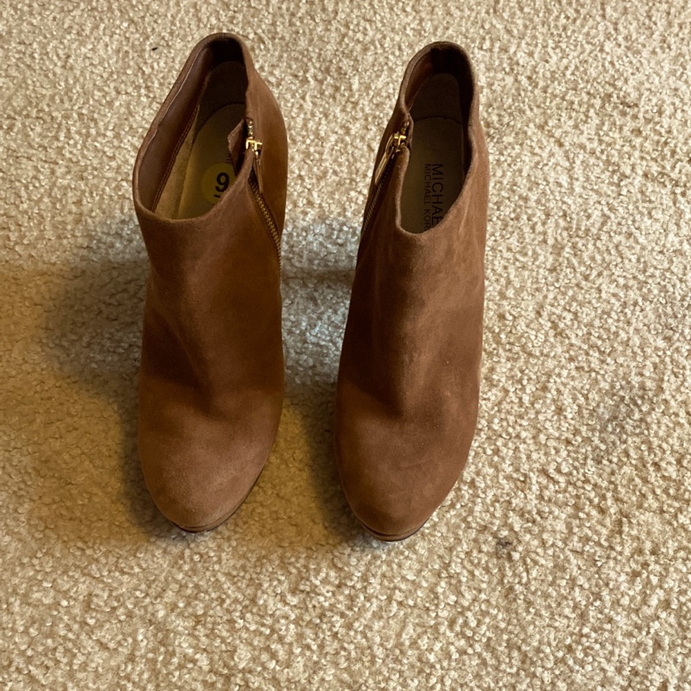 Brown Michael Kors booties